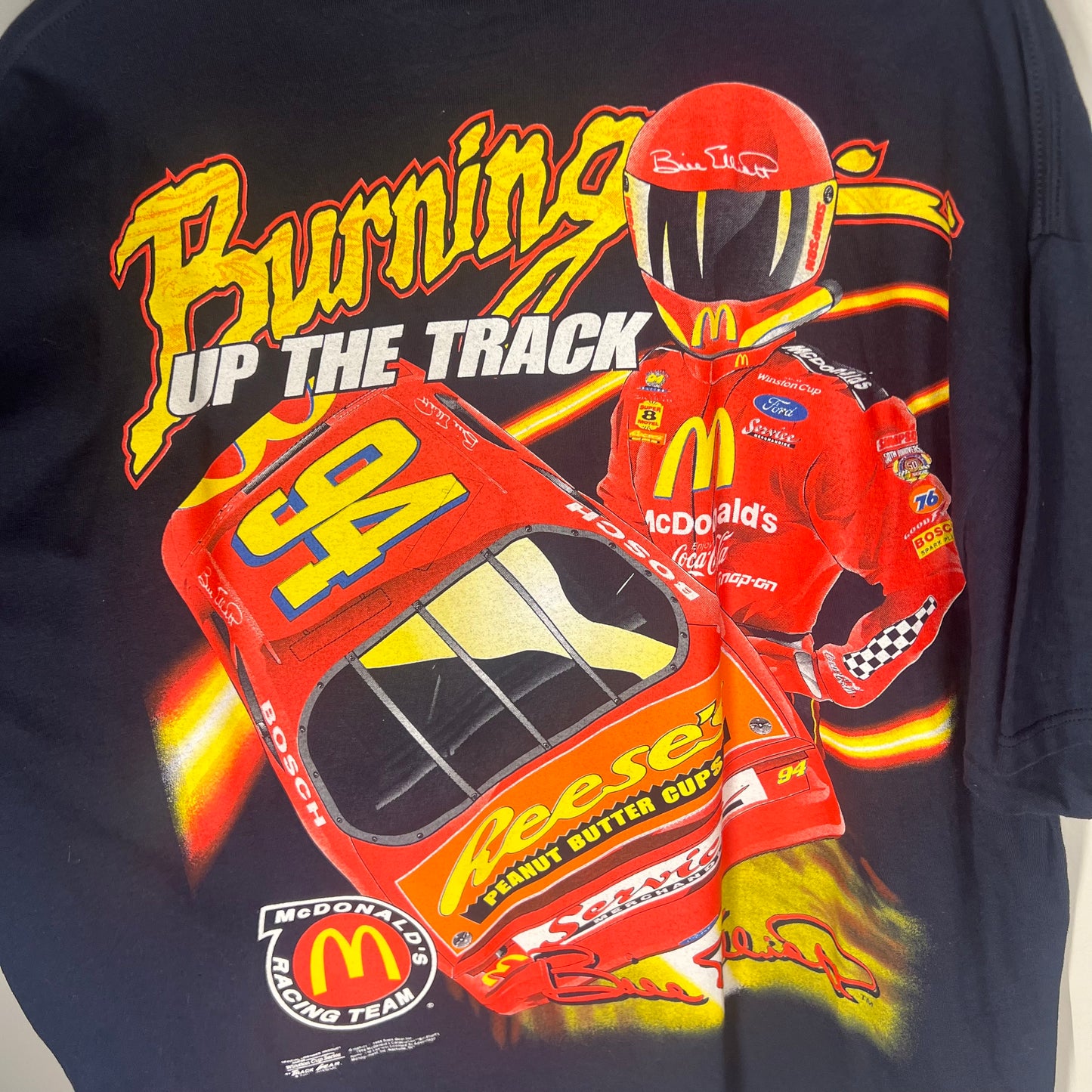 Grail #002 — Bill Elliott 1999 McDonald’s NASCAR Tee (Logo Athletic)