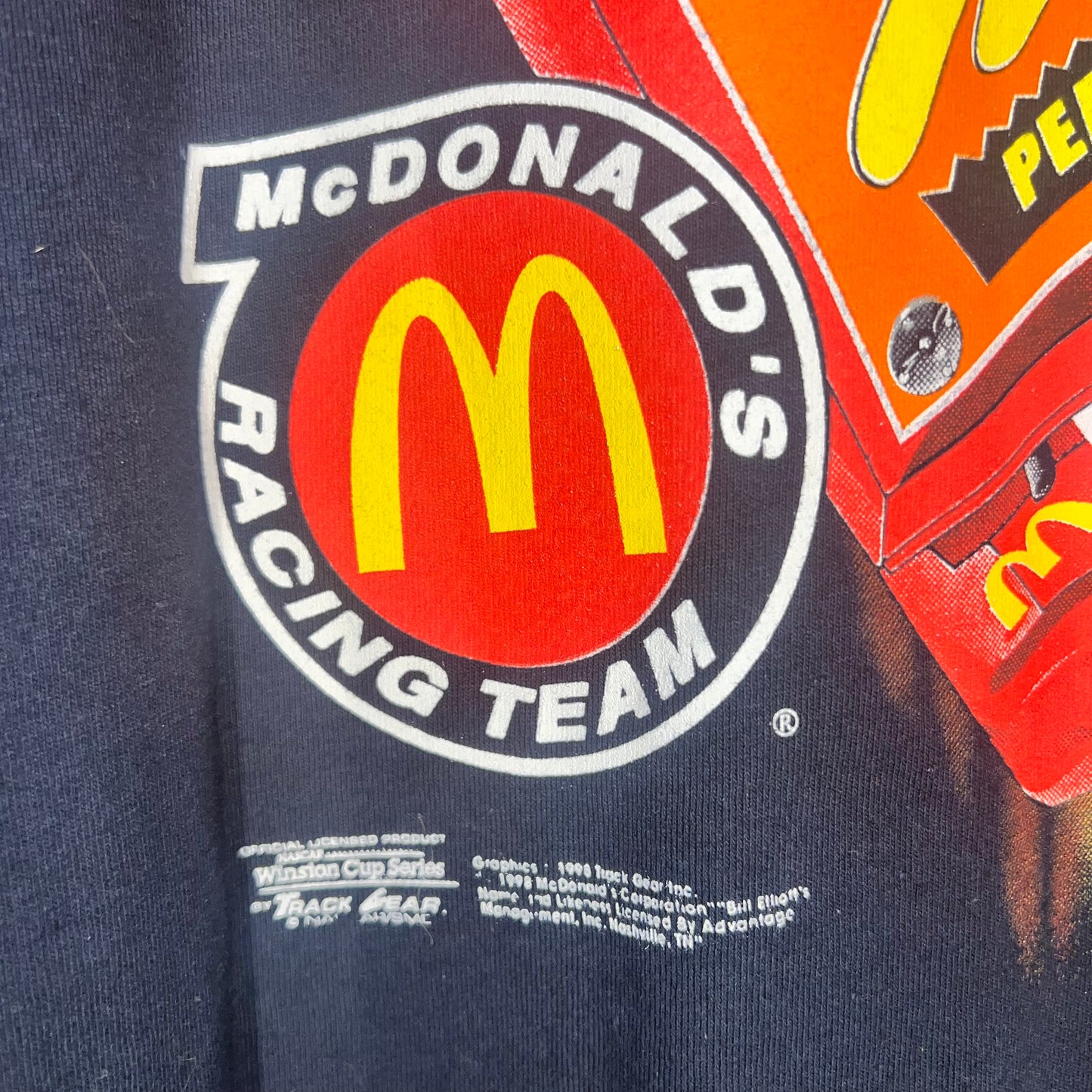 Grail #002 — Bill Elliott 1999 McDonald’s NASCAR Tee (Logo Athletic)