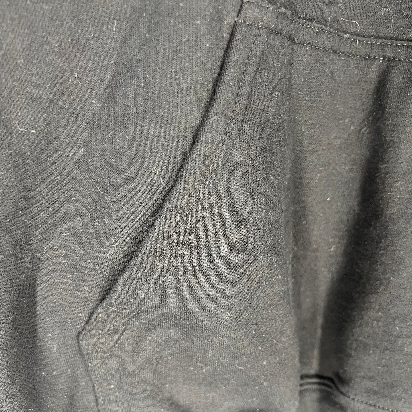 Close-up of kangaroo pocket detail