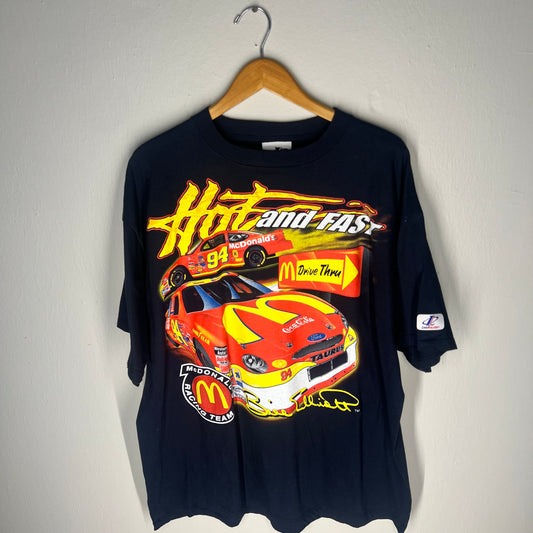 Grail #002 — Bill Elliott 1999 McDonald’s NASCAR Tee (Logo Athletic)