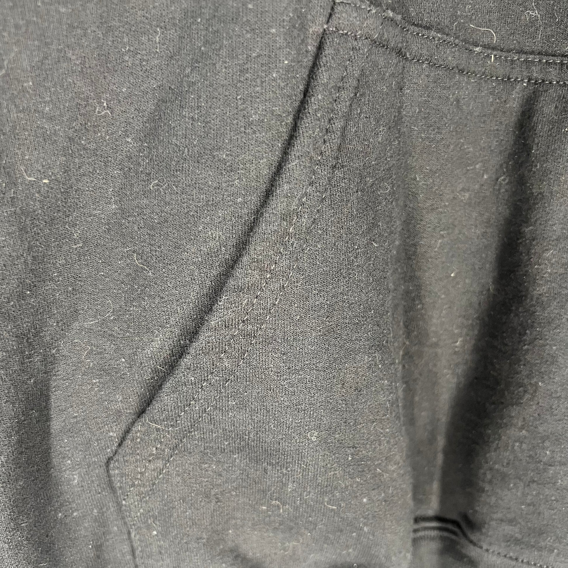 Close-up of kangaroo pocket detail