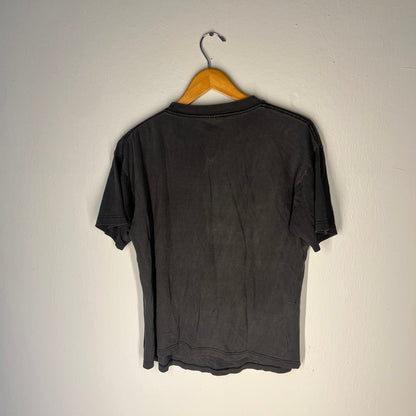 Back view showing fade and pinholes