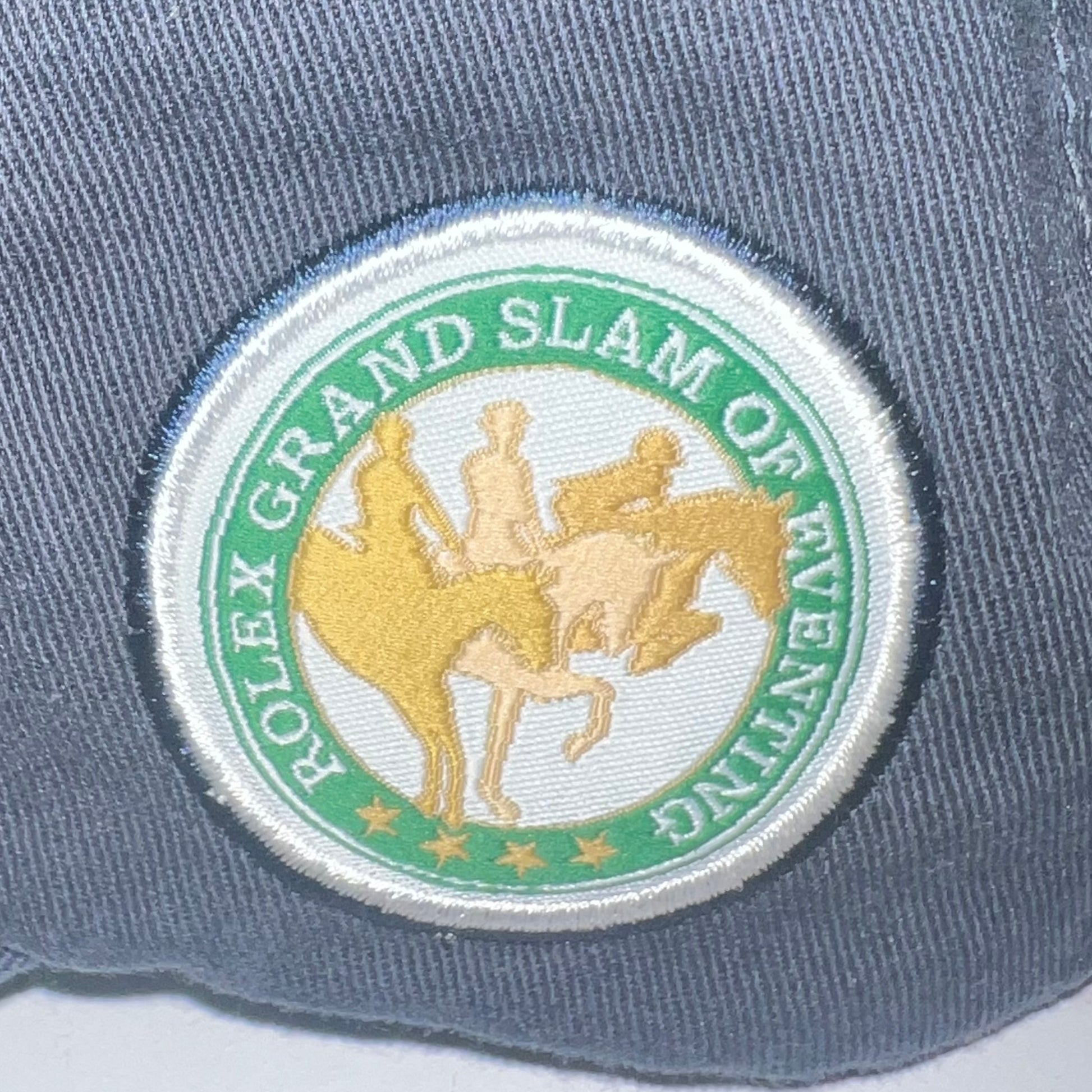 Detail of Rolex Grand Slam of Eventing side patch