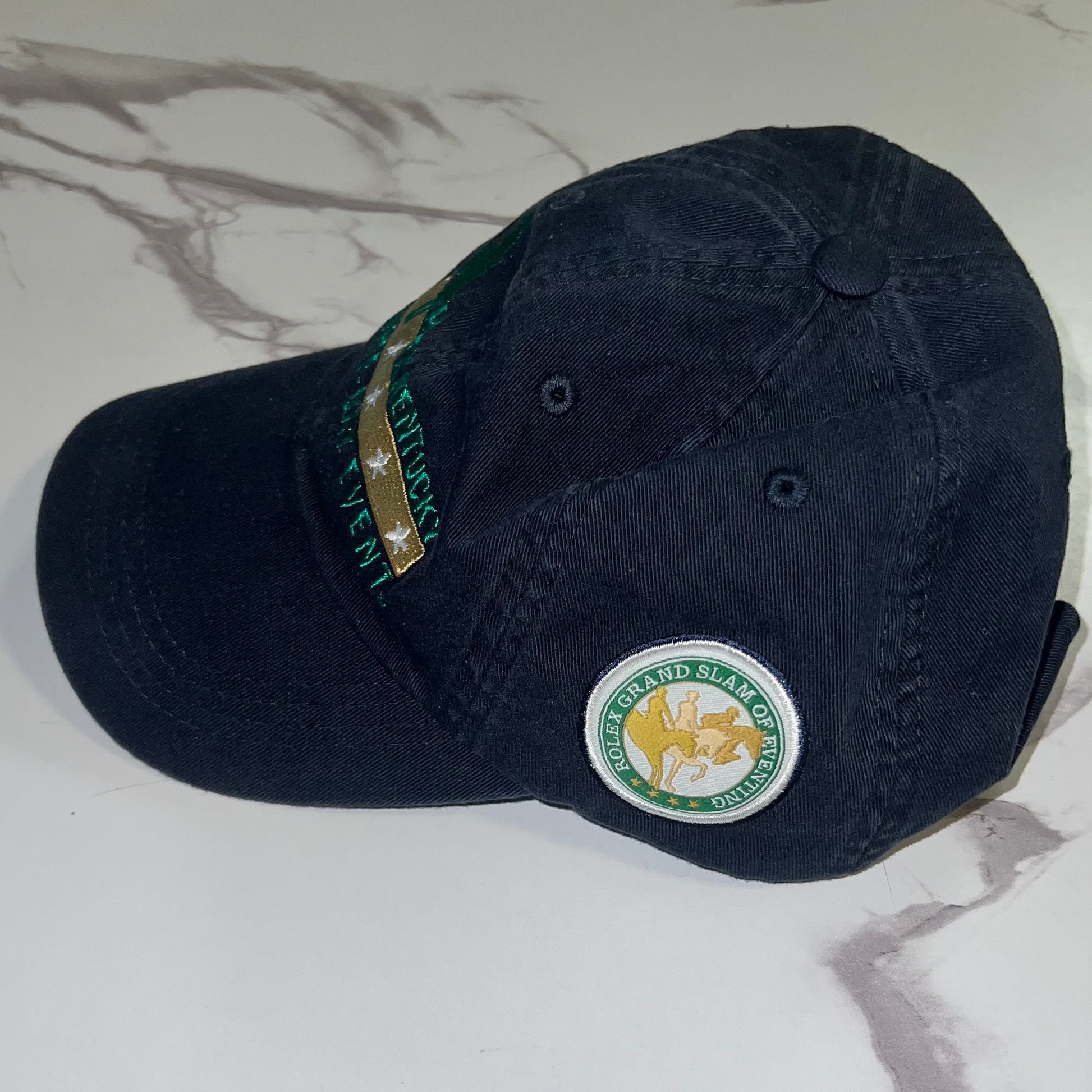 Side view with Rolex Grand Slam of Eventing patch